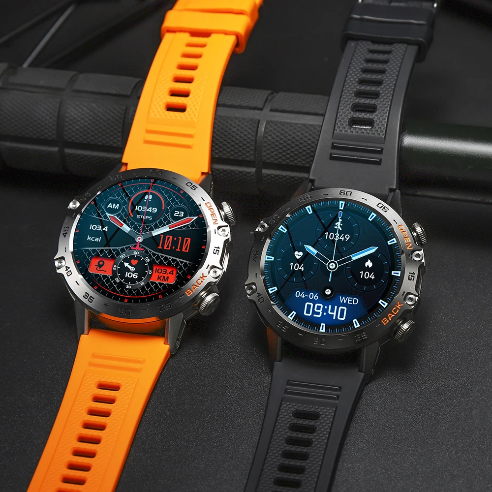Factory Price Smartwatch for Men Outdoor Sports BT Call Heart Rate Health Monitoring K52 Smart Watch PK K22 K56 PRO