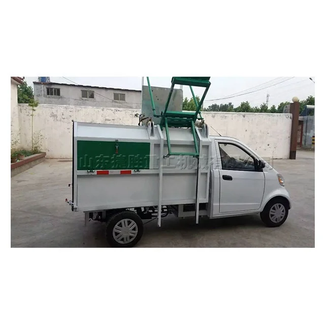 Export to Africa Urban road sanitation four-wheeled car sanitation High capacity garbage truck Diesel Electric