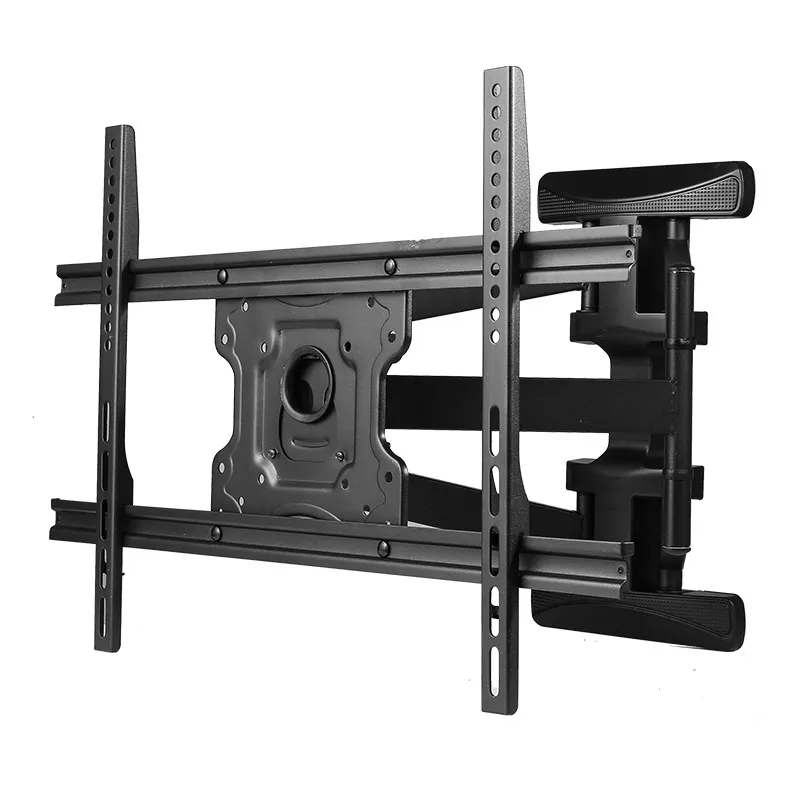 Wholesale Tv tilt mount with micro stand adjustments screen holder monitor 32-70 inch bracket 90 degrees rotation lcd tv mount