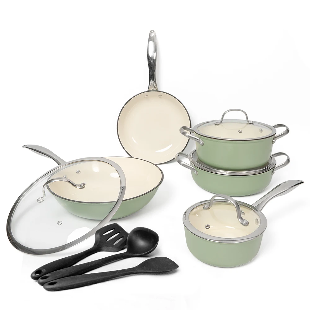 Turkish cast iron enamel cookware 1 set
