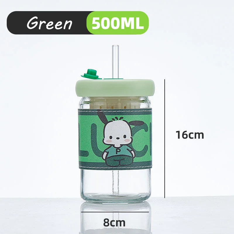 Factory direct sales  glass water cup with tea separator thickened glass heat proof breakfast milk cup