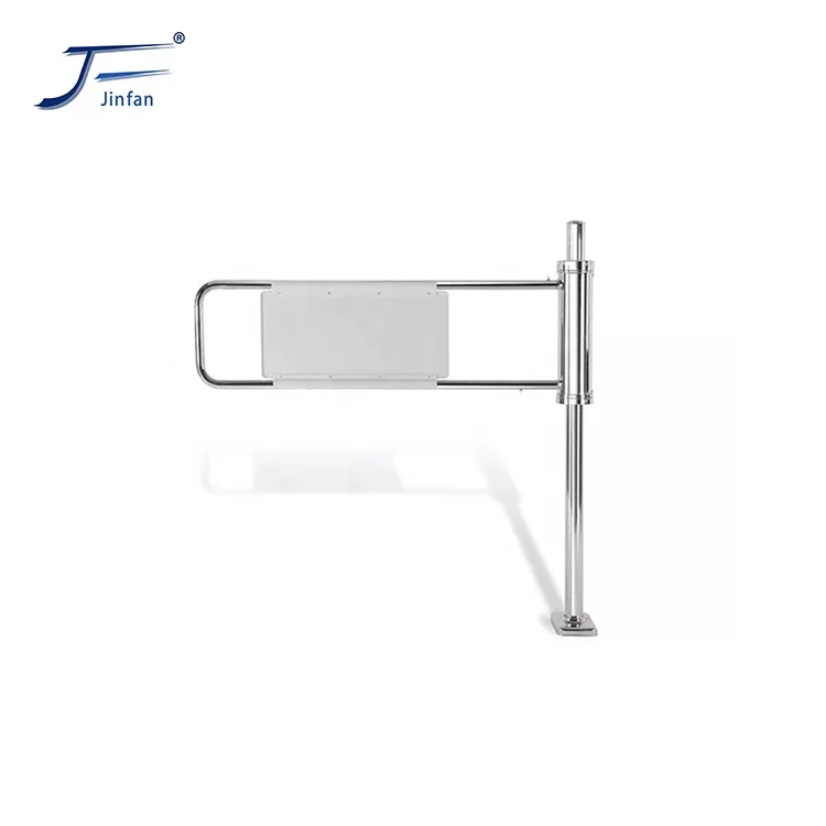 stainless steel supermarket Flap Barrier Gate For Entrance And Exit
