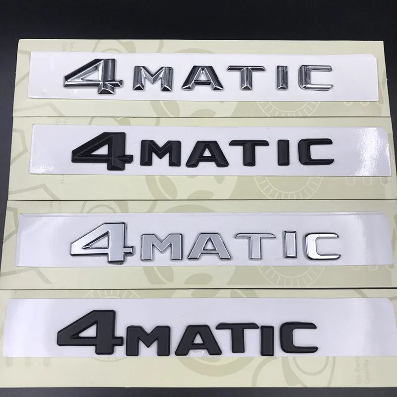 3D ABS Car Styling Emblem Badge Sticker Chrome Letters For Mercedes Benz GLE 350 4matic W220