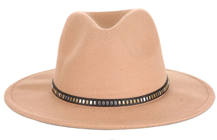 Promotional Church party top Hats fashion Felted cap fedora hats