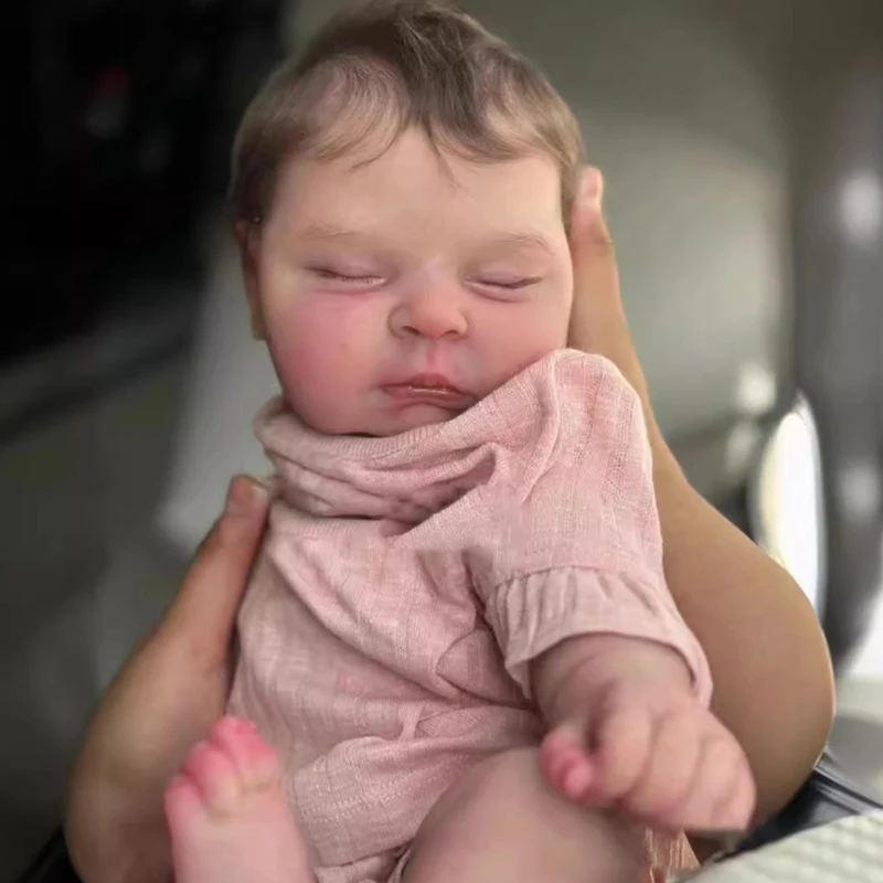 Peaches Reborn doll sleep babies toys silicone baby doll realistic 50cm reborn baby dolls lifelike reborn toys for kids