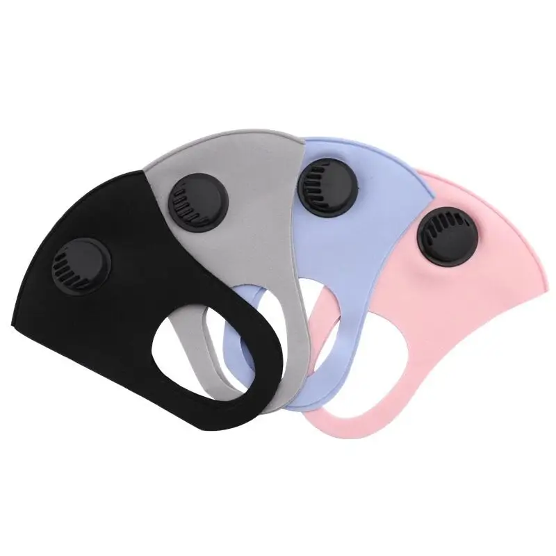 Индивидуальная маска для вечеринок, водонепроницаемая губчатая маска для лица, модная моющаяся 3d-маска для лица с клапаном, логотип oem, Пользовательский логотип