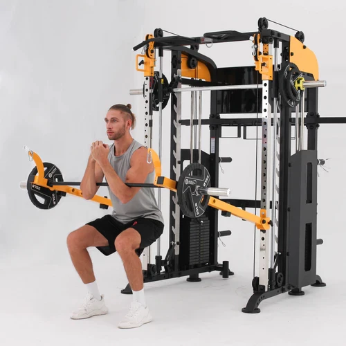 Manufacturer Sells Commercial Fitness Equipment Smith Multifunctional Fitness Power Rack Squat Rack