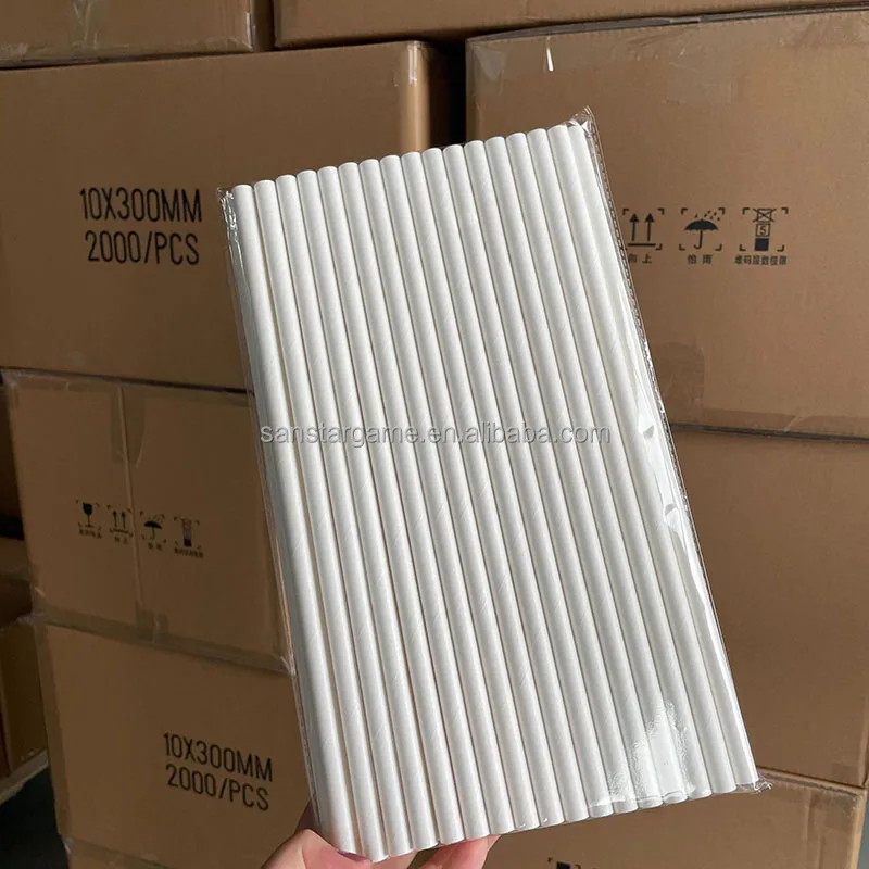 300 x 10 mm Disposable Paper Stick for Cotton Candy Vending Machine