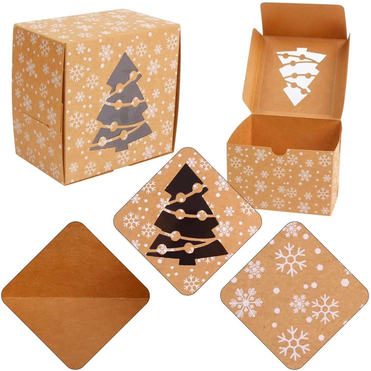 Morden Style Thank You Tea Bag Tart Tapers Biodegradables Thermos Paper Boxes