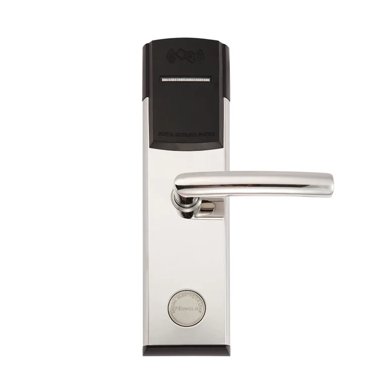304 stainless steel electronic smart RFID card key access control hotel door lock