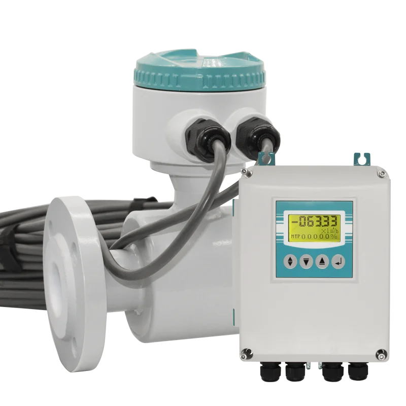 Manufacture Electromagnetic flowmeter digital modbus smart food grade water liquid controfluid flow sensor