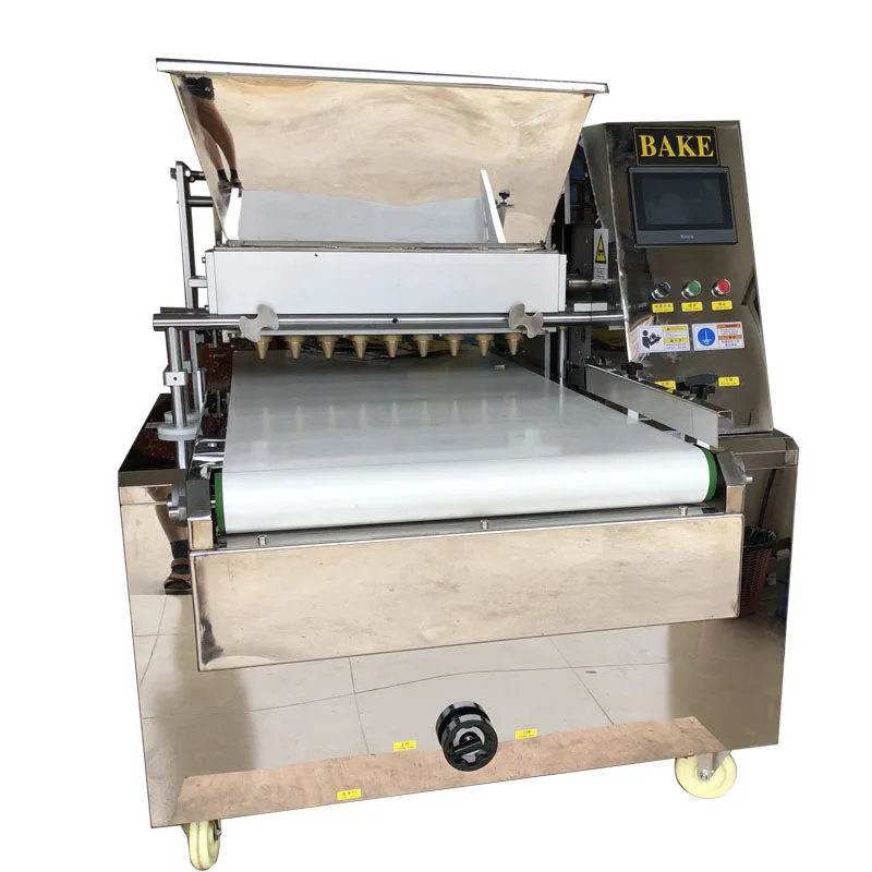 Commercial Price Muffin Cake Depositor Machine,PLC Controlled Press Cookie Depositor Machine