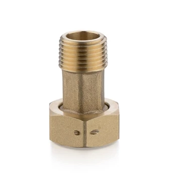 Hexagon Nut Brass Water Meter Connector Fitting Hex Nipple