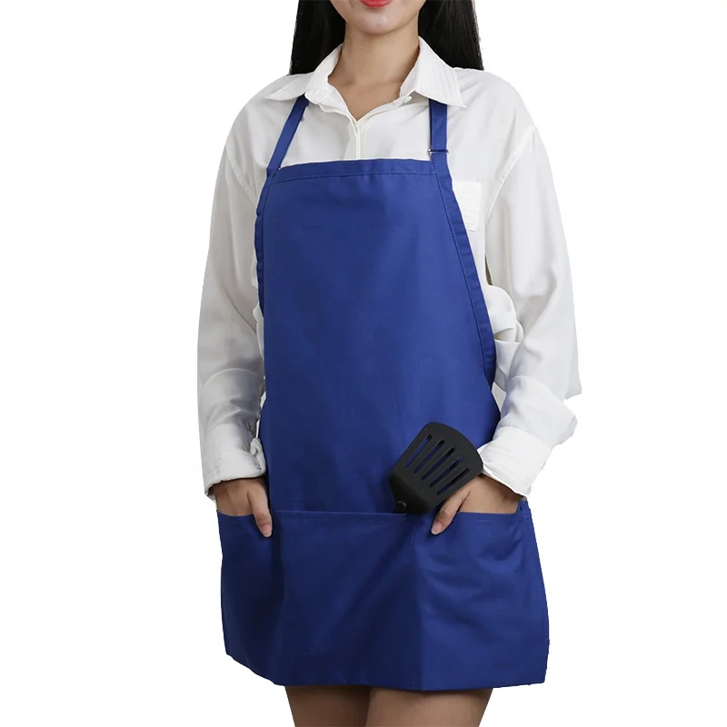 Wholesale restaurant waitress server  Custom Logo printed waiter chef apron for cleaning
