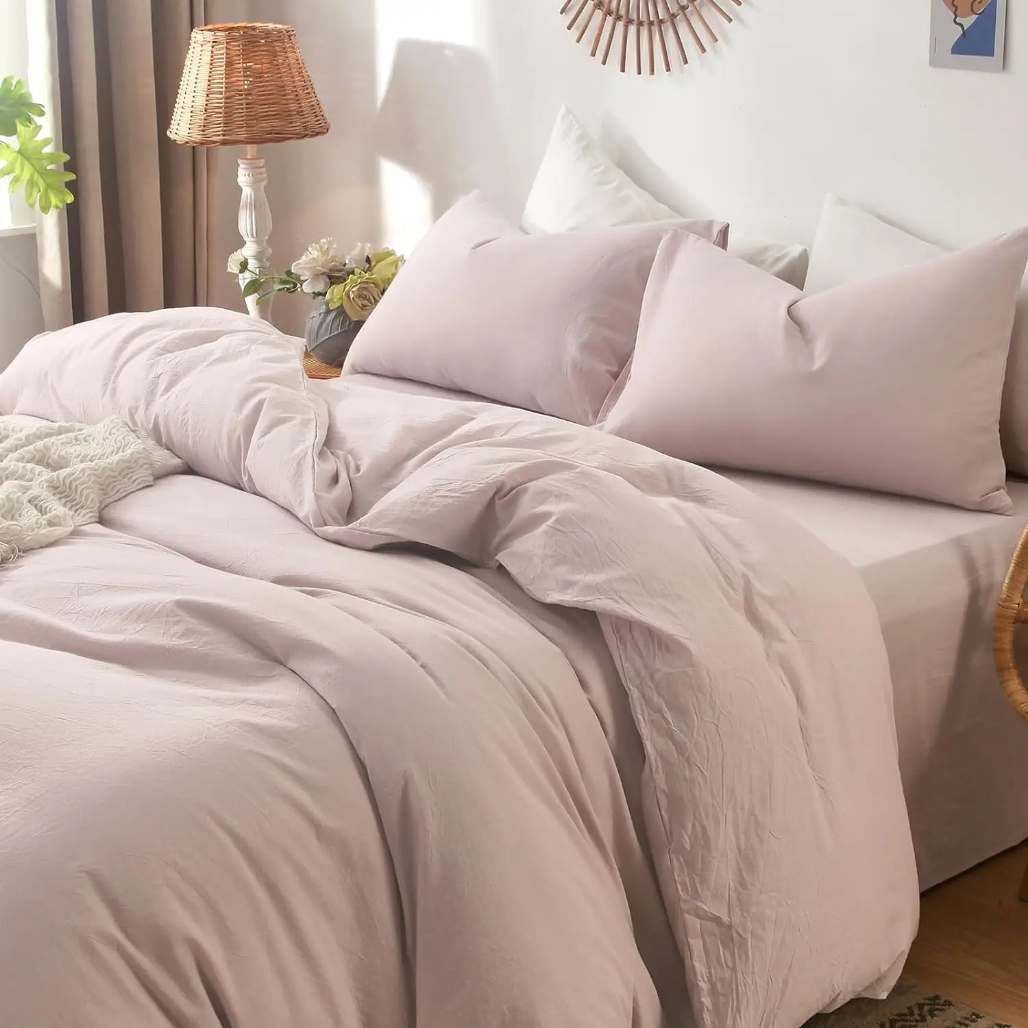 Custom Wholesale Embroidered Hotel Linens 100% Cotton Duvet Cover and Flat Sheet Set Satin Pattern Bedding