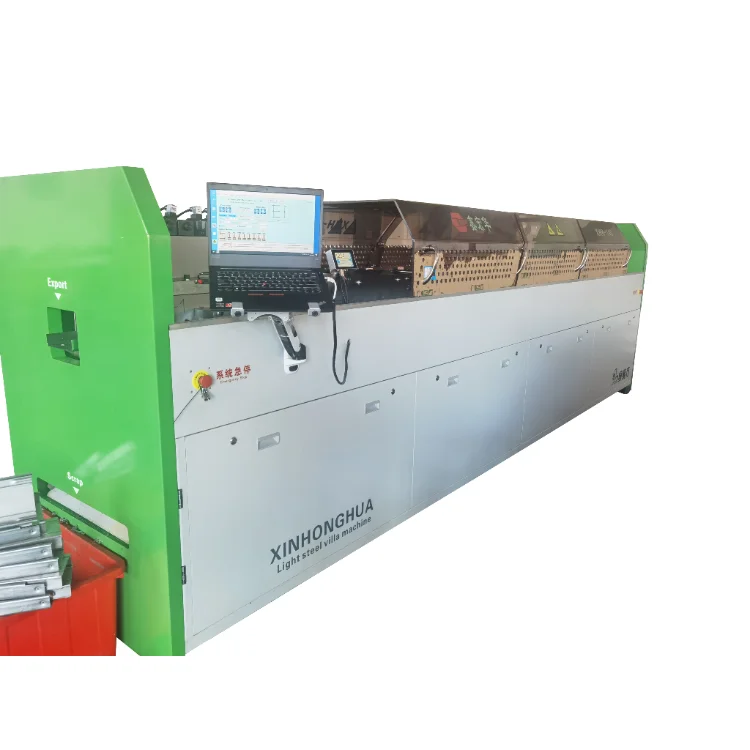 Prefabricated House C140 Light Gauge Cad Roll Forming Maker Wall Making Malaysia Steel Frame Machine