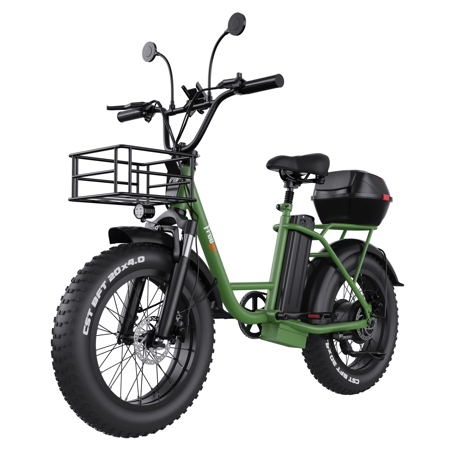 Factory Price Cargo Ebike Electric City Bike 1000W 20 Inch Fat Tire Electric Delivery Bikes