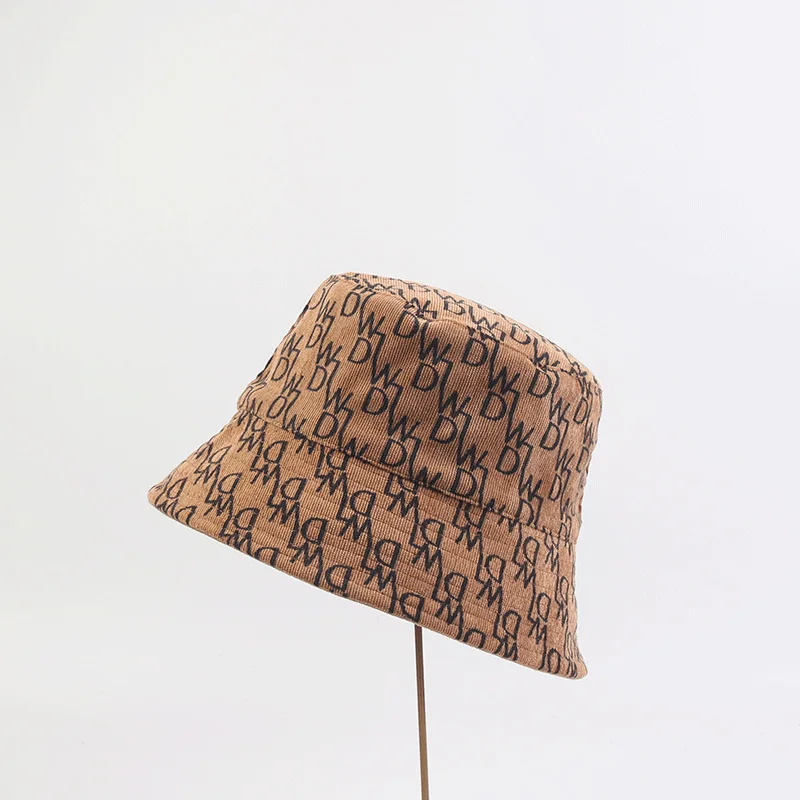 Cotton Wild Letter Bucket Hat Wholesale Custom Bucket Hat Double-sided Visor Graffiti Fisherman Hat