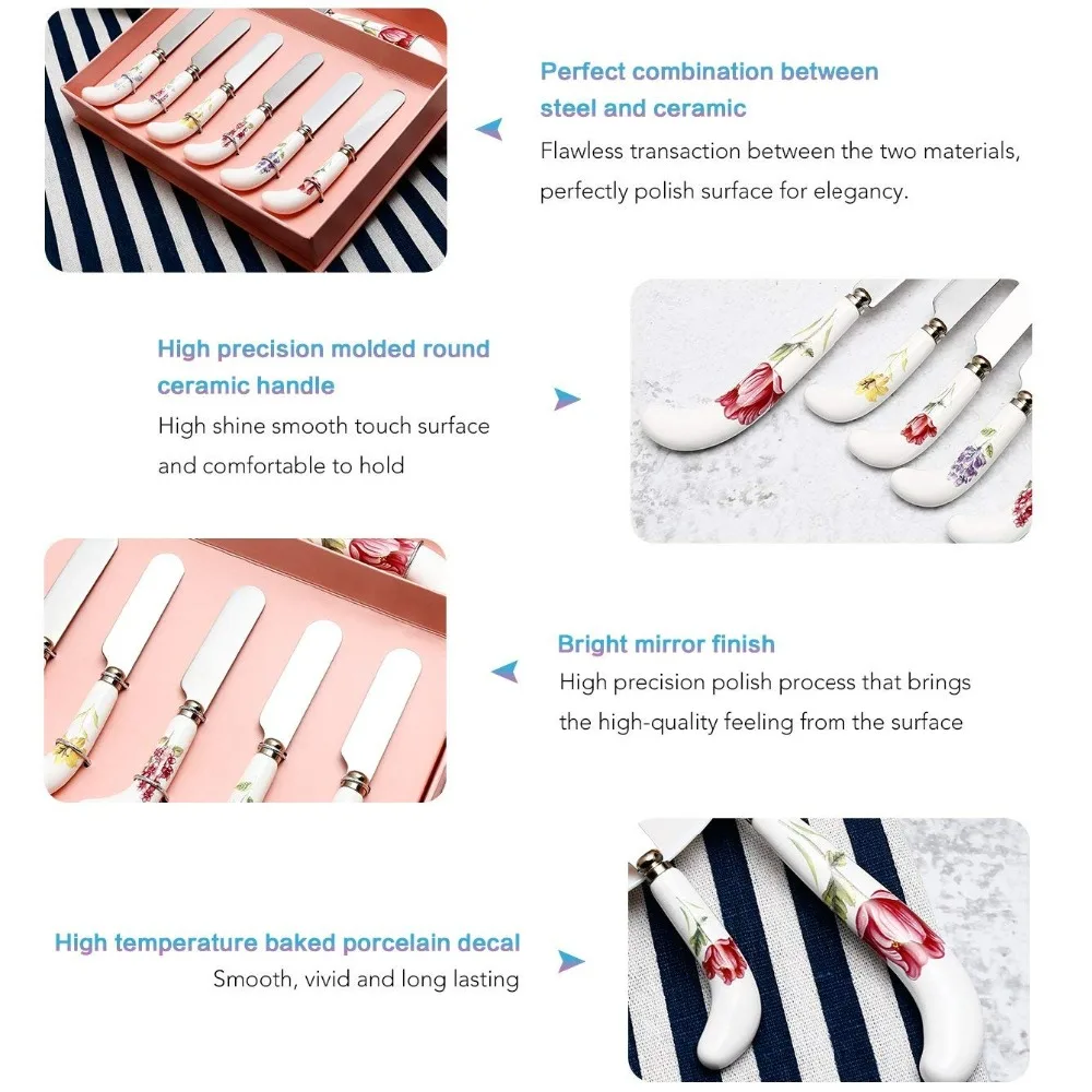  Нож для сыра из нержавеющей стали нож масла набор 7 предметов керамическая ручка