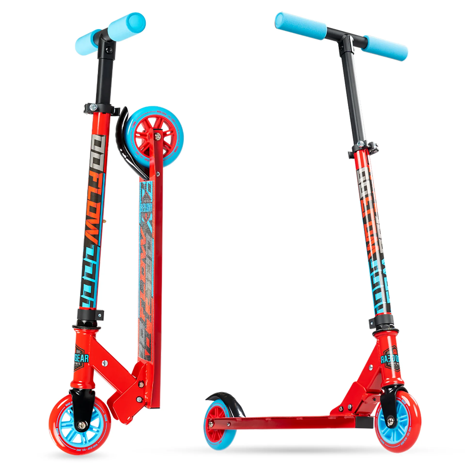 MADD GEAR Best Quality 12inch Aluminum Multi colors Two rounds physical exercise Entertainment street FLOW 100 FOLDING SCOOTER