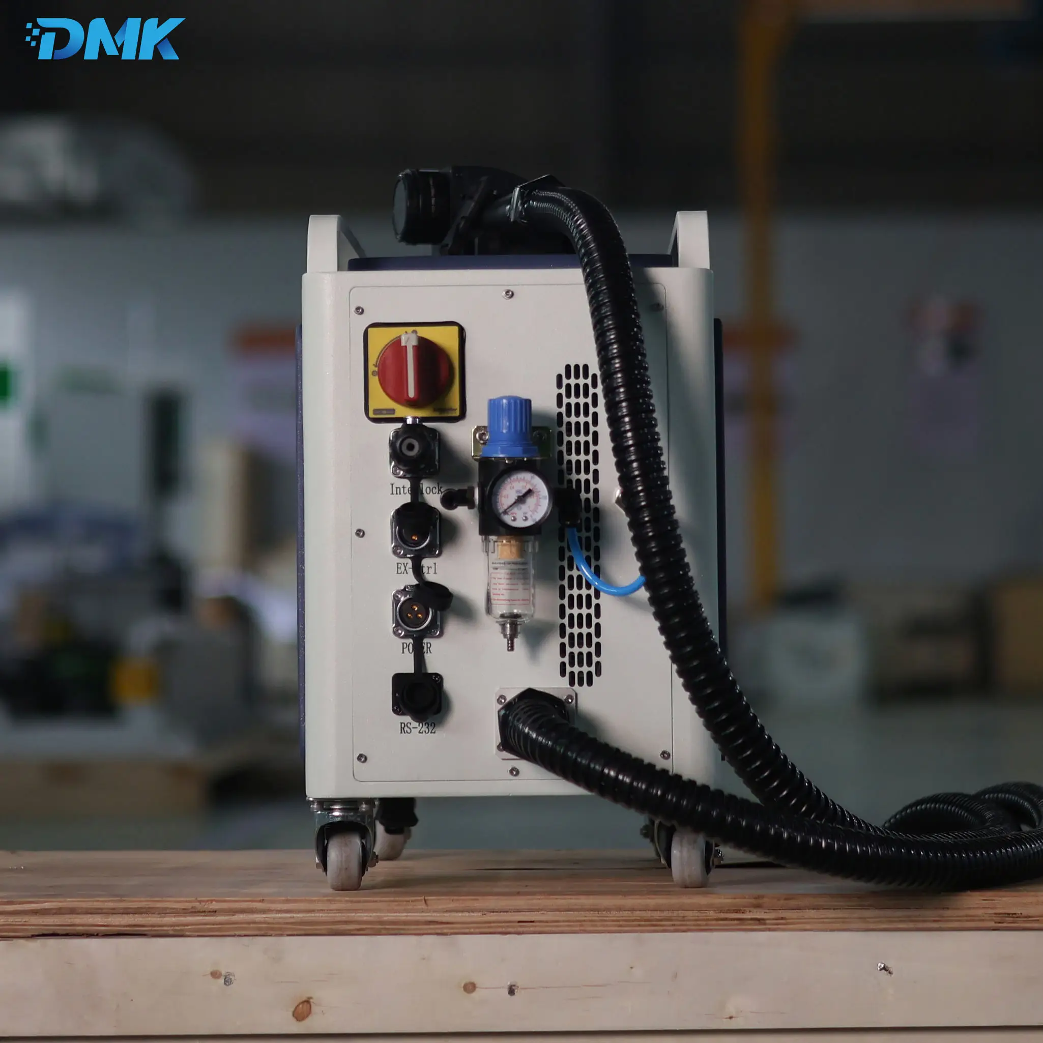 200W Pulsed Fiber Laser Cleaner for Wood Brick Stone  DMK