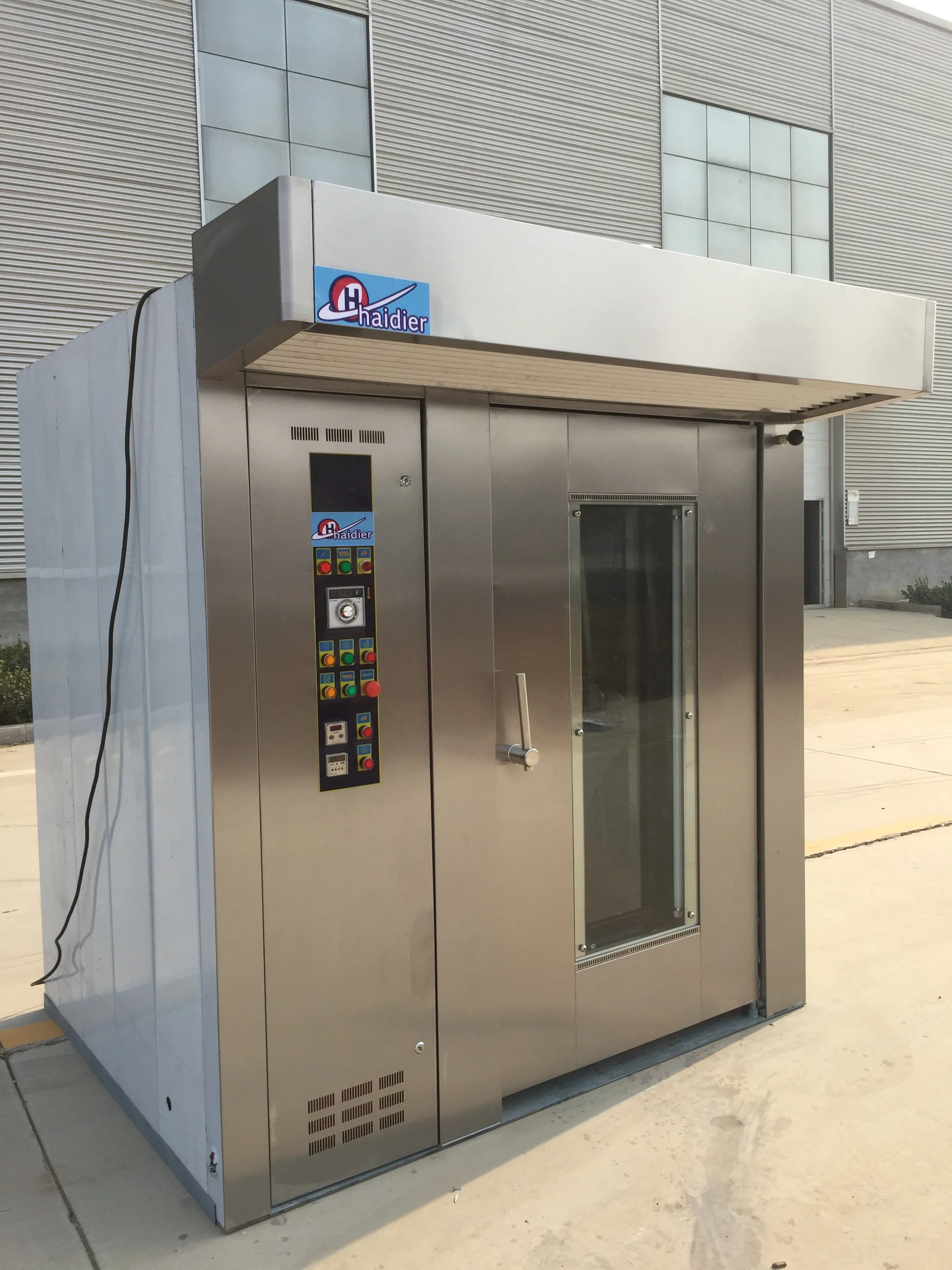 Professional bakery rotary rack oven come as electric gas and diesel  for bakery food factory