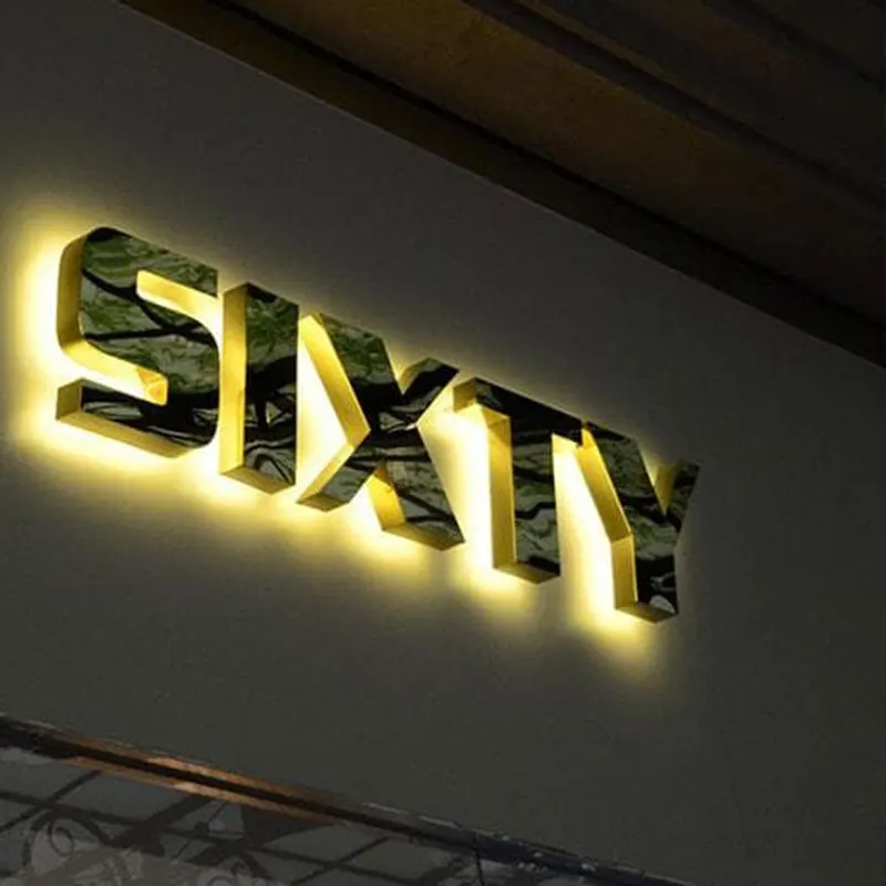 Making Your Own Backlit Brand Outdoor Light Led Letter Store Front Sign 3D Acrylic up Logo Electronic