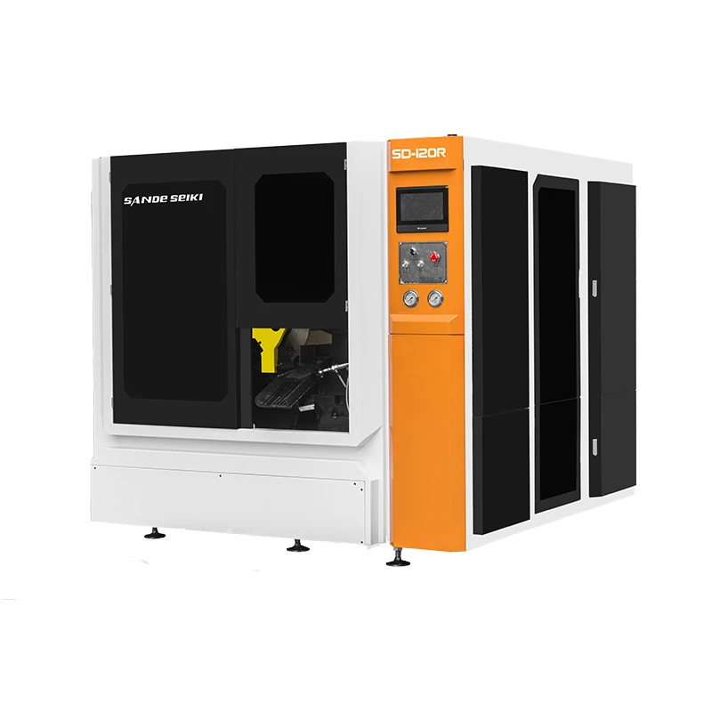 New Design Fully Automatic Metal Circular Sawing Machine Ductile Cast Iron Linear Guide Hard Cut Off Saw Machine for Solid Rod