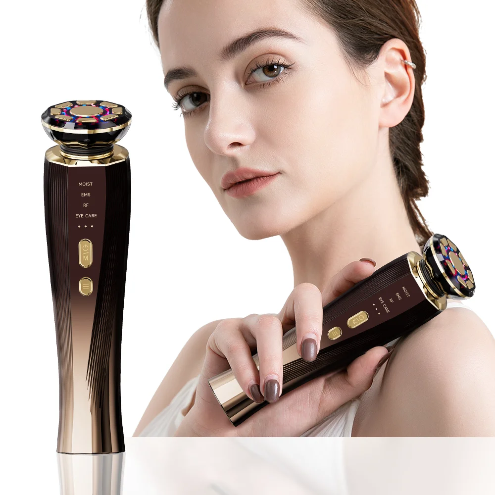 Портативная радиочастотная машина против морщин для подтяжки кожи Домашнее использование Радиочастотное косметическое оборудование лица
