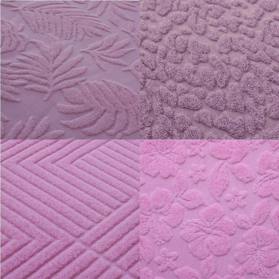 customized design pattern 95 Polyester 5 Spandex towel fabric by meters terry-towelling-fabric-wholesale