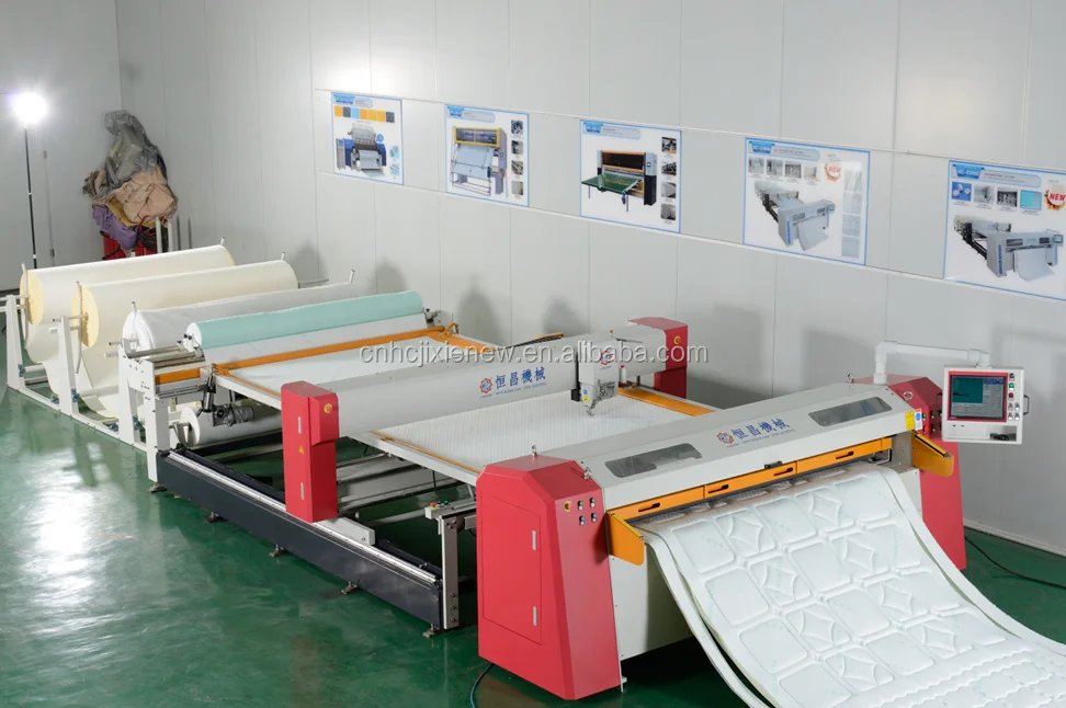 Fully automated pleating machine mattress equipment sewing machine single needle quilting machine