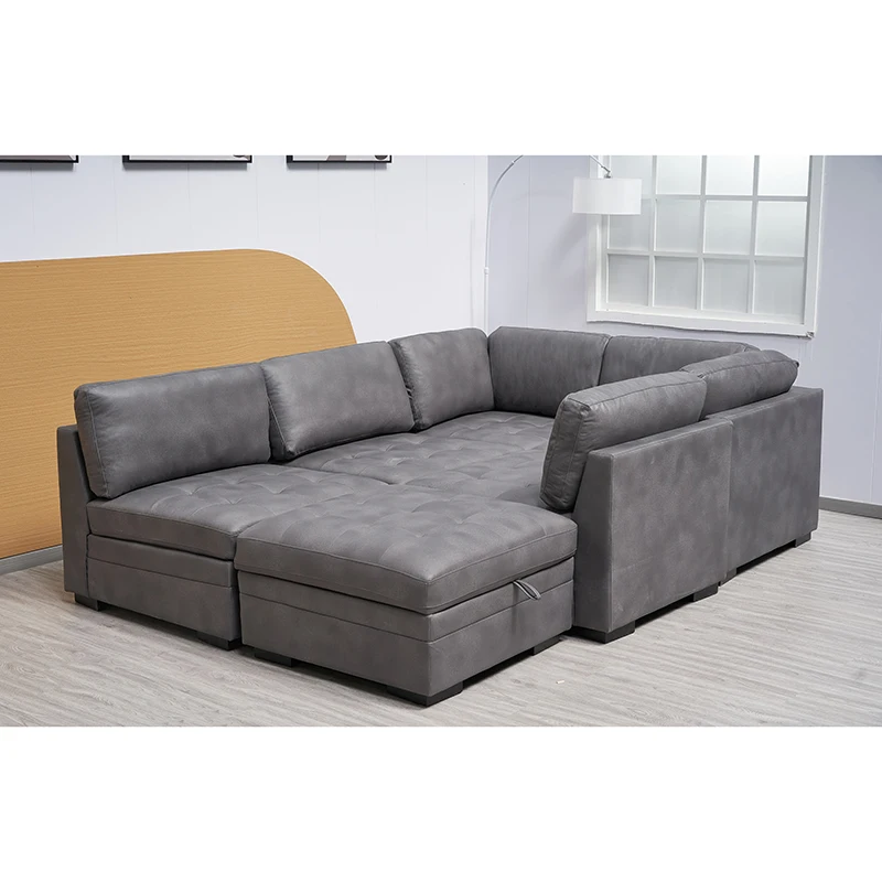 Hote Sale Set Sofa Living Room Furniture Wooden Sofa Design  Modern Cheap Free Combination Set Sofas For Sale
