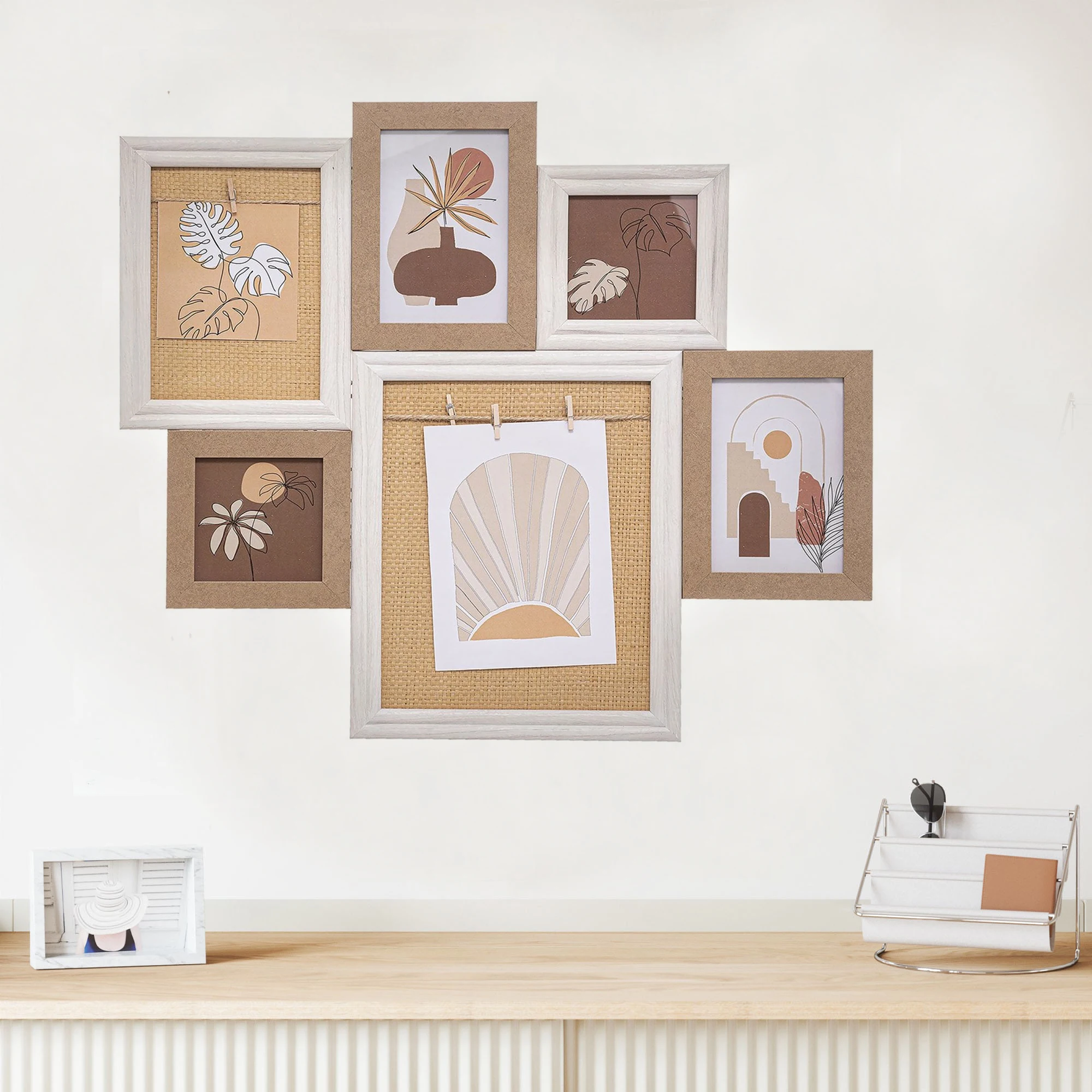 frames, photo albums & accessories Interior factory price  wood and bamboo frame photo wood