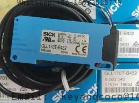 SICK Fiber Optic Amplifier WLL170-2N132/2P162/2N162 GLL170-N332/P332 WLL180T-N432/L432/M432/E232 GLL170T-B432