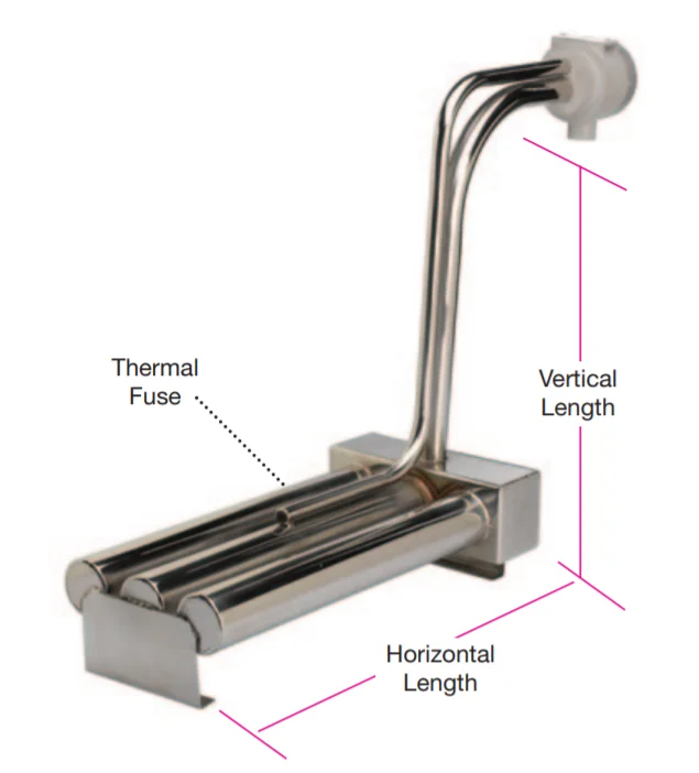 CE certified 2KW 3KW or customized electric immersion heater titanium heating elements for electroplating