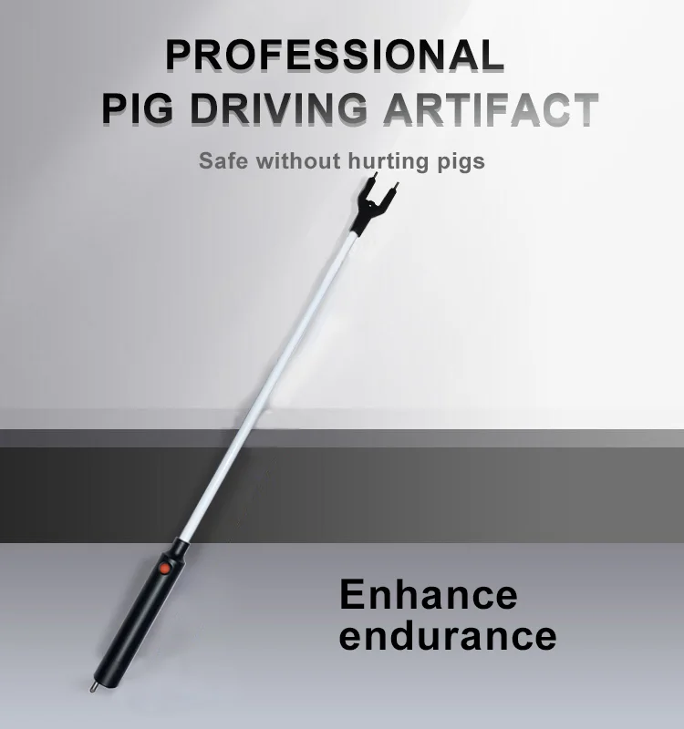 80cm waterproof new material aluminum alloy electric pig driving handle high power and long endurance livestock management