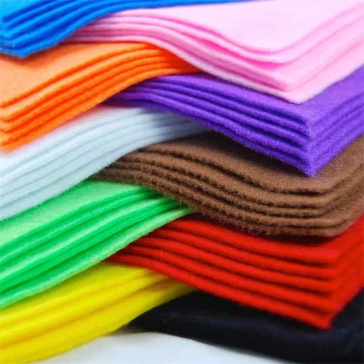 Eco-friendly polyester felt fabric for different thickness 1mm 2mm 3mm 4mm 5mm felt sheet