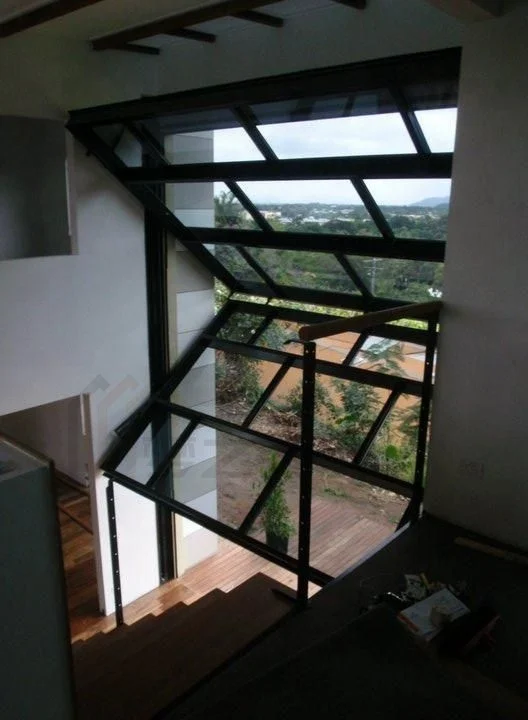 Customized Architectural Aluminum Alloy Automatic Vertical Folding Door