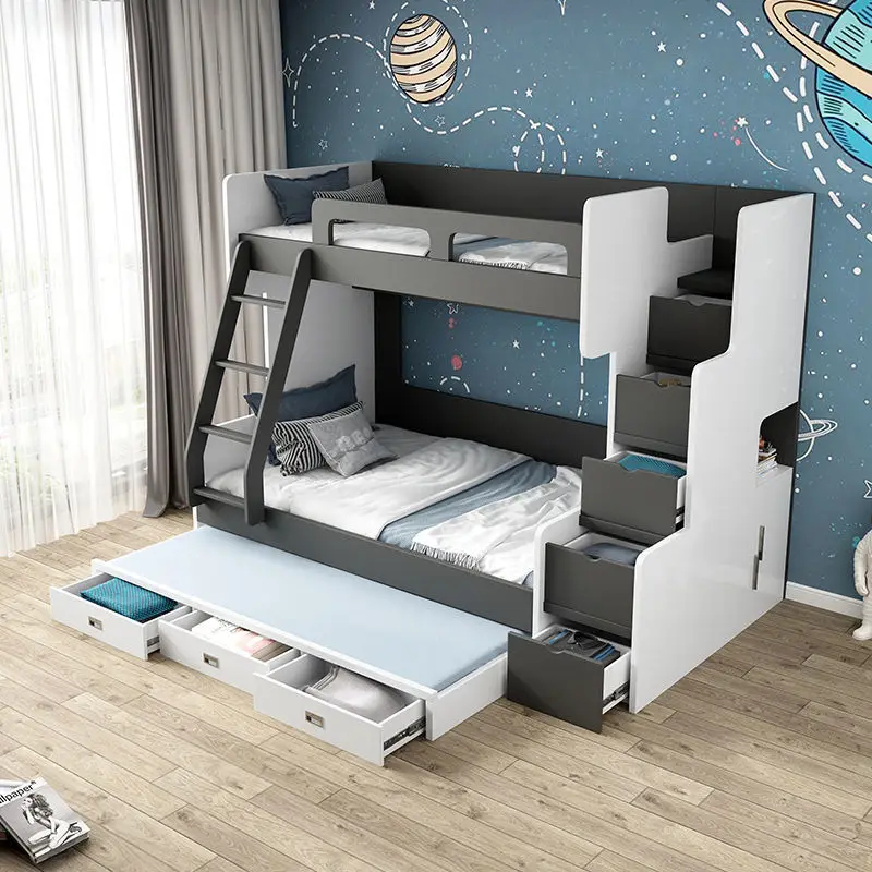 children kid beds with stairs cheap and durable safely solid wood beds for double student in dormitory  bunk bed with slide