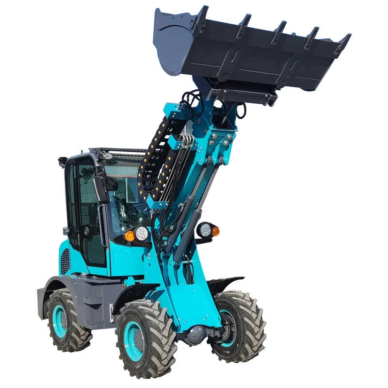 Mountain Raise Mini Front end Loader 1ton compact Telescopic Wheel Loader Small telescoping articulated loaders Telehandler