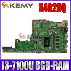 Akemy X402UQ Laptop motherboard for ASUS VivoBook 14 X405UA S4100U original mainboard 8GB-RAM I3-7100U GM