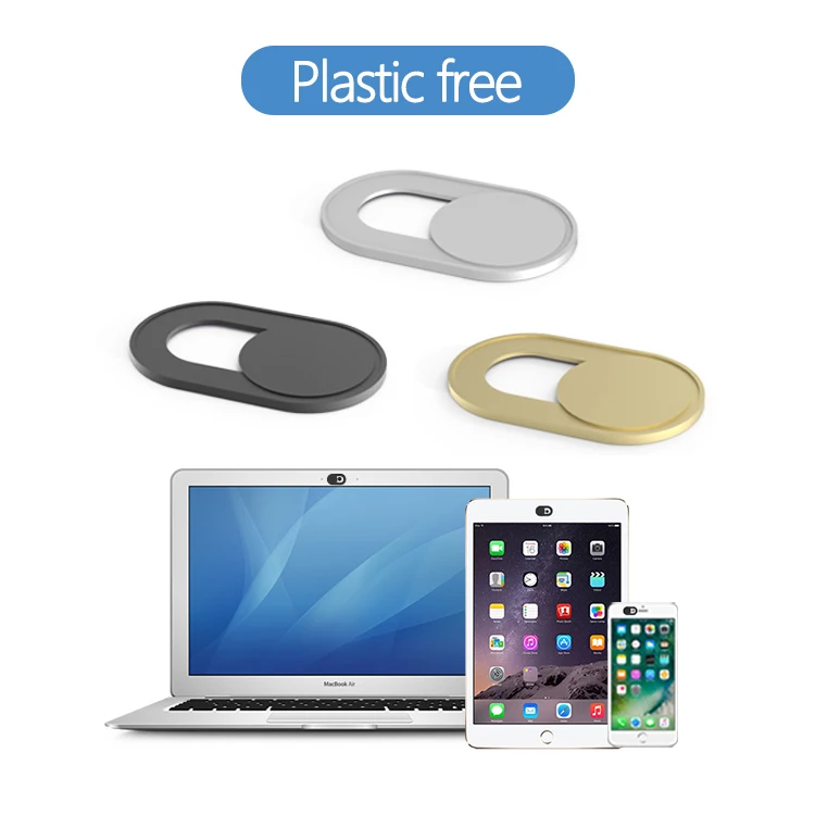 
3pcs/pack Super Slim Metal web cam Cover Privacy Cover Webcam Cover 