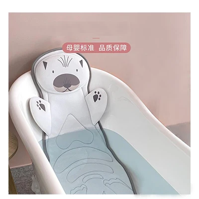 soft comfortable  3D air mesh bear body sized bathtub pillow  long bathtub pillow