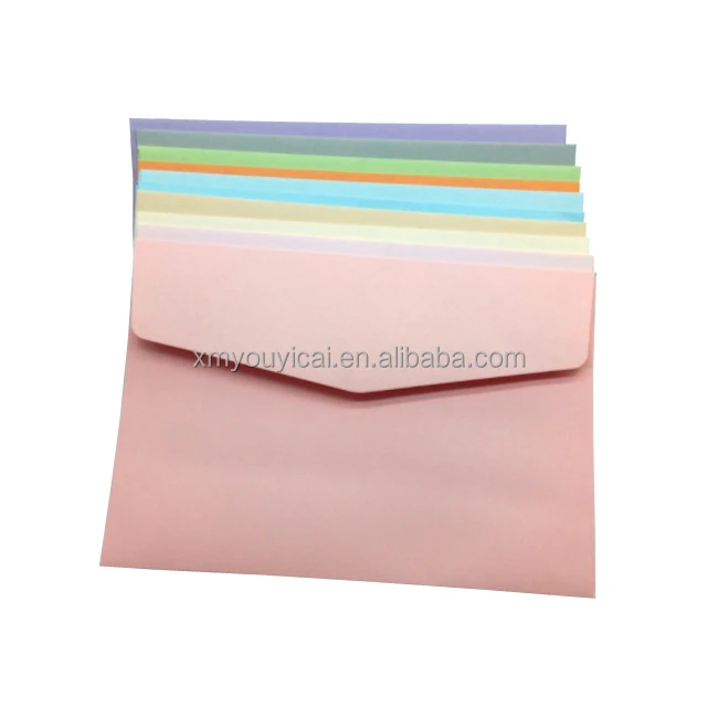 Factory Price Wholesale A6 A7 120gsm 150gsm White Kraft Fancy Colored Envelopes