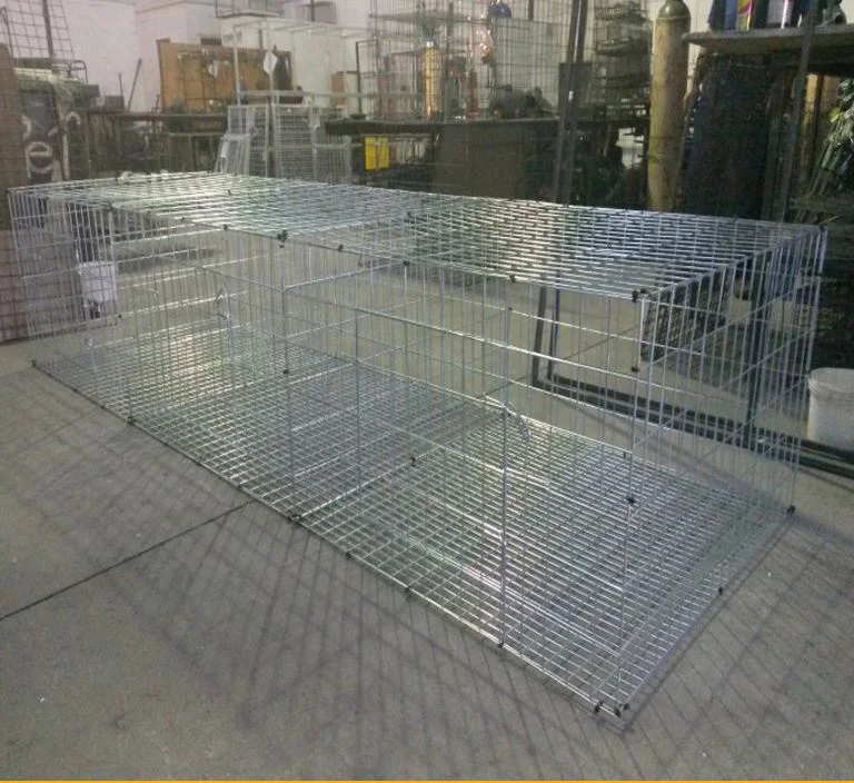 Modular Wire Rabbit Bunny Metal Galvanized Foldable Welded Wire Mesh Dog Cages