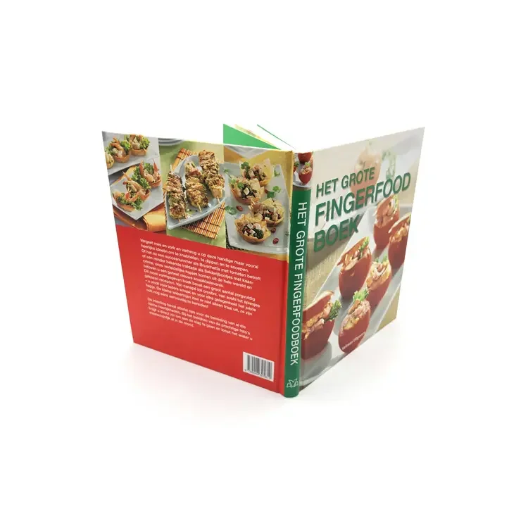 Professional Manufacturer Cook Book home decor flexography Print Custom Book Printing Hardcover Hard Cover print book