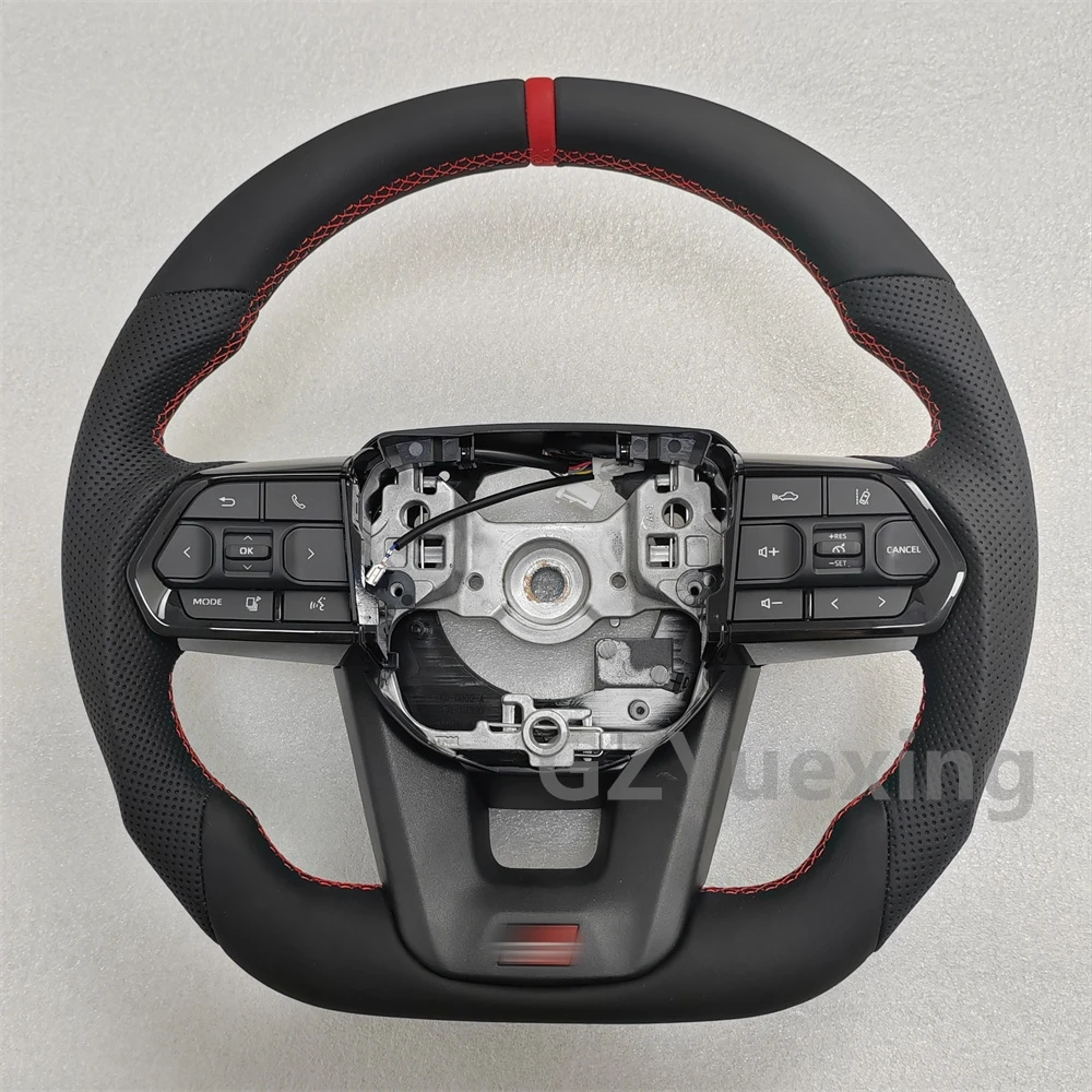 Красная отметка из натуральной кожи для Toyota Land cruiser Sport Racing LC300 руль черный GR