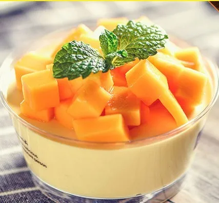 Natural Manufacture Wholesale Fruit Milk Mix 1kg Egg Strawberry Mango Pudding Powder for Children