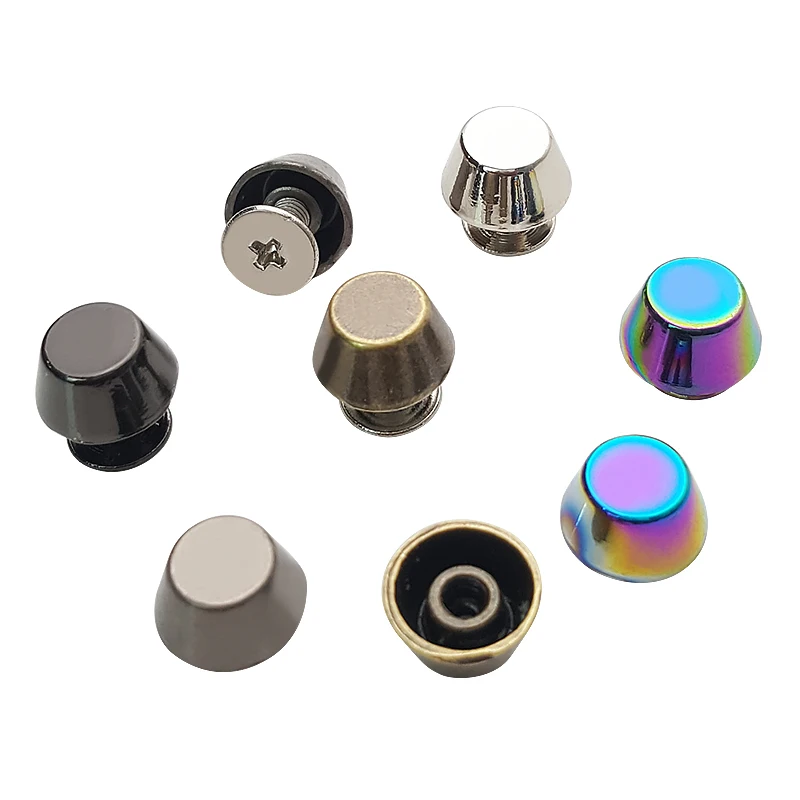 Bag Decorated Chicago Screws Handbag Bottom Rivet Zinc Alloy Metal Screw Rivet