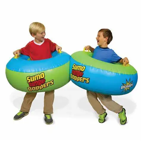 Safety Design Kids Game Inflatable Sumo Bumper Boppers Belly Bumper Ring Toys